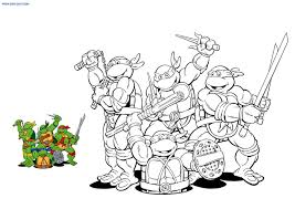 The spruce / ashley deleon nicole these free pumpkin coloring pages will be sna. Teenage Mutant Ninja Turtles Coloring Pages Wonder Day Com