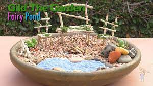 How to make a pond for your fairy garden. Fairy Garden Pond Diy Diy Pond Fairy Garden Garden Pond