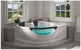 A) 4 different types of massage intensity optional; Ariel Platinum Bt 150150 Whirlpool Bathtub 60 X 26 8 X 60 Inches Air Jetted Two Person Hot Tub With Hydro Massage And Multiple Smart Features Amazon Com