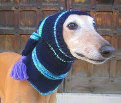 Dog Hats Hand Knit Dog Hat Greyhound Hat Whippet Hat Hound Hat Dog Warm Ears Dog Warm Neck Dog Snood Dog Scarf Pet Accessories Dog Snood Dog Scarfs Snood Dog