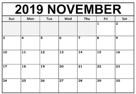 Blank November 2019 Calendar Editable Free August 2019 Calendar Printable Editable Template Blank Holiday Calendar Printables November Calendar 2019 Calendar