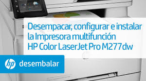 Download the software for your printer model and operating system. Desempacar Configurar E Instalar La Impresora Multifuncion Hp Color Laserjet Pro M277dw Hp Youtube