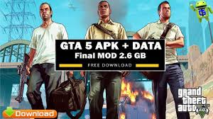 Copy gta5.apk file to your phone or tablet. Download Gta 5 Apk Final Mod Grand Theft Auto V Android Mobile 2 6gb Full Missions Completed Unlimited Money Cheats Gta 5 Apk No Verifica In 2021 Gta 5 Games Gta 5 Gta