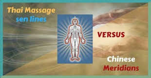 how are thai massage sen lines different from meridians