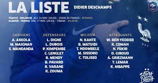 Les u16f victorieuses du challenger. Football Equipe De France L Annonce De La Liste De Deschamps En Direct Video Le Telegramme