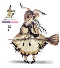 People believe that anybody who sees its true form beneath the cloth will be stricken with a mysterious illness. Mimikyu Gijinka By Iingo On Deviantart