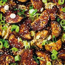 One Tin Korean Aubergines East Asian Vegan One Pot Recipe Recipe One Pot Meals Recipes Meat Free Recipes