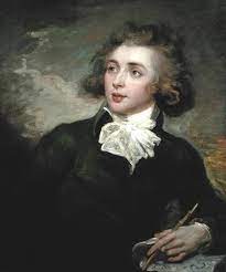 Mather Brown Portrait Of A Young Man Sketching Portrait Painting Portraiture Painting Portrait