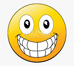 Set different emotions on white background vector ; Emoji Big Smile Big Smile With Teeth Hd Png Download Kindpng