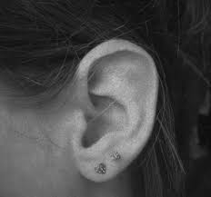 I Pierced My Lobe A Second Time On My Left Ear Not Sure If I Want To Do The Other Emerald Earrings Studs Yellow Gold Diamond Studs Gold Diamond Earrings Studs
