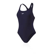 details about speedo womens endurance medalist swimsuit navy blue sports breathable