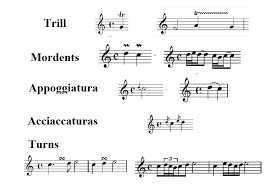 Music Theory Ornaments And Embellishments Music Theory Music Theory Worksheets Clarinet Sheet Music