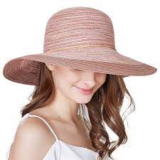 Somaler Women Floppy Sun Hat Summer Wide Brim Beach Cap Packable Cotton Straw Hat For Travel Pink At Amazon Women Floppy Sun Hats Sun Hats Summer Hats Beach