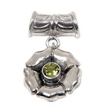 Birth Month Flower Necklace Amazon Novica Peridot And 925 Sterling Silver Handmade Birth Month Flower Pendantaugust Poppy 2 Cttw C Peridot Pendant Sterling Silver Pendants Craft Silver Jewelry