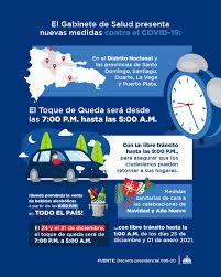 Además de prohibir que se desarrollen reuniones familiares que superen las 10 personas en el espacio público, los días 24, 25, 31 de. Nuevo Horario Del Toque De Queda 24 Y 31 De Diciembre Remolacha Noticias Republica Dominicana