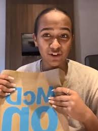 TikTok user Latisha Clark tries McDonald's in Bali