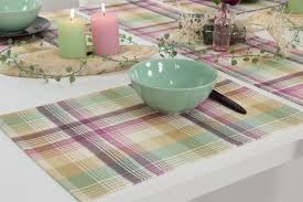Tischset Abwaschbar Karo Purpur Beige Grun Grosse 32x42 Cm Platzset Tischset Tischsets Abwaschbar Platzset