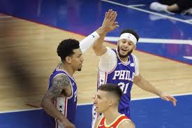 Star comparison stephen curry vs. Philadelphia 76ers Vs Atlanta Hawks Seth Curry Hitting Three Pointers Well