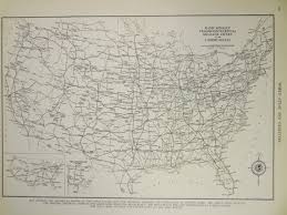 1939 Highway Automobile Routes Vintage Atlas Map Its A