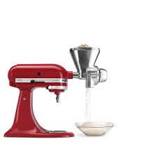 While you may love using your mixer to bake, mix and knead, you can do so much more too. Kitchenaid Metal Grain Mill Stand Mixer Attachment Kgm Walmart Com Walmart Com