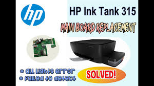 View printer specifications for hp ink tank 315 printer including cartridges, print resolution, paper and paper tray specifications, and more. Hp Ink Tank 315 Printer Motherboard Replacement Youtube