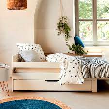 lit 1 place evolutif en pin 3 positions pour enfant blanc pollux lit evolutif housse de couette enfant couette enfant lit 1 place
