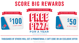 In addition, remember that this promotion will only last for a limited time or while supplies last! Free 4 Domino S Pizza Gift Card Hunt4freebies