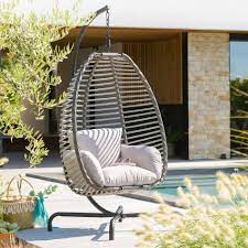 loveuse suspendue saly taupe transat et hamac fauteuil oeuf suspendu fauteuil oeuf loveuse suspendue