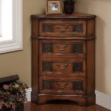 Cadiz Wooden Corner Accent Cabinet Corner Dresser Accent Cabinet Tea Table Furniture
