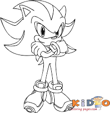Shadow the hedgehog drawing at getdrawings com #16575831. Sonic Shadow Colouring In Pages Kids Free Kids Coloring Pages