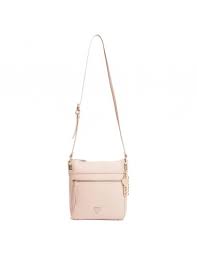 Similicuir pu + doublure en polyester dimensions : Sac Bandouliere Pochette Guess Flynn Pebbled Rose Pale A 35 60