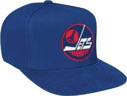 Mitchell Ness Winnipeg Jets Basic Vintage Logo Adjustable Hat Navy Blue By Mitchell Ness 25 95 Help Support Yo Team Colors Vintage Logo Adjustable Hat