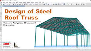 The minimum weight of truss is approximately obtained when the Design Of Steel Roof Truss In Etabs Youtube