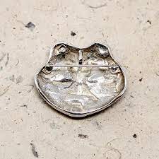 She Who Watches Brooch By Lillian Pitt Gem Set Love
