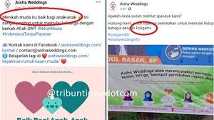 Katanya, aisha weddings sebagai agen perjodohan menyamar sebagai wo. S6epbmp7d 932m