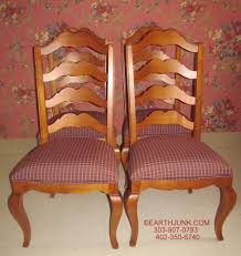 Ethan Allen Set Of 4 Legacy Ladderback Country French Chairs 13 6400 French Chairs Chair French Country