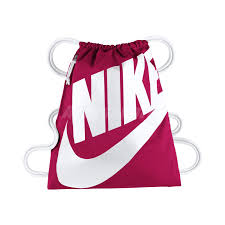 details about nike heritage day pack drawstring gym sack athletic gym bag pink ba5351 694