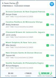 There are two ways you can go about figuring out how much you will walk away with. 7 Parlay Bets That Overcame Long Odds And Paid Big