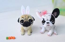 Black And White French Bulldog Puppy Black White French Bulldog Puppy Little Felt Dog Sweet Etsy In 2020 Bulldog Puppies Felt Dogs White French Bulldog Puppies