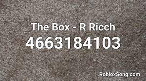 Roblox id codes brookhaven : The Box R Ricch Roblox Id Roblox Music Code Youtube