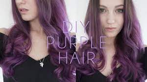 And, you don't have to choose just one shade to incorporate into your new 'do. Purple Hair Dye Tutorial How To Dye Your Hair At Home Youtube
