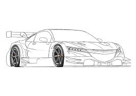 It is a good opportunity for your kids to feel the magic atmosphere of racing sport. Hypercar Coloring Page Racing Car Coloring Books
