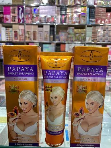 AICHUN BEAUTY Papaya Breast Enlarging Cream 100ml Product Highlights:  Lifting & Tightening breast, feel your bust grow over time, more firming  Use day and night, stick use it every day Increases the