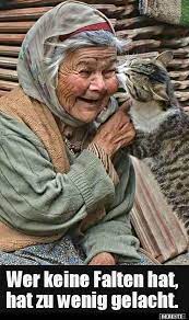 Wer Keine Falten Hat Hat Zu Wenig Gelacht Lustige Bilder Spruche Witze Bilder Falten Gelacht Hat Keine Lustige I Love Cats Cat People Cats