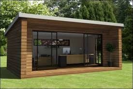 Voici Un Concept D Extension De Maison Assemblee En Seulement Deux Jours Finis Les Chantiers Qui Durent Des Semain Gartenhaus Hinterhof Buro Gartenhaus Modern