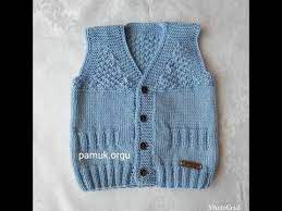 kolay erkek bebek yelek mavi yelek youtube yelek erkek bebek bebek