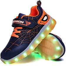 Amazon Com Boys Sneakers Lighted Sneakers Shoes Clothing Shoes Jewelry