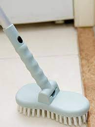 After about five minutes, scrub the grout lines and rinse clean. High Quality Bathroom Long Handle Brush Hard Bristle Brush Tet Floor Brush Bathtub Brush Tile Brush Floor Cleaning Brush Newchic