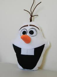 Olaf Character Pillow Inspired By The New Movie Frozen Maggieelizdesigns On Etsy 30 00 Con Imagenes Manualidades Cojines De Fieltro Manualidades Navidenas