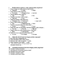 Pernyataan diatas ialah pengertian dari aangkatan kerja. Contoh Soal Uts Fiqih Kelas 1 Semeter 2